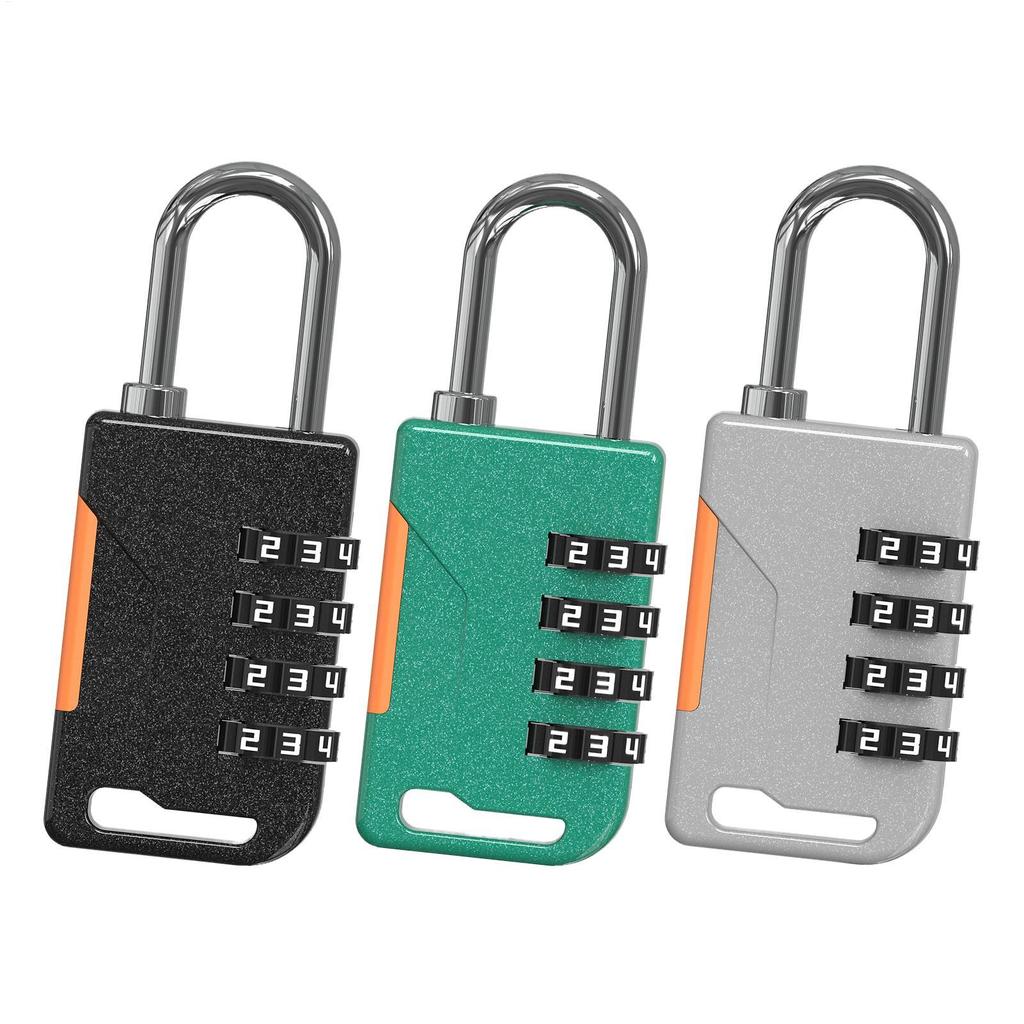 4 Digit Heavy Duty Combination Padlock Zinc Alloy Waterproof Security Lock for Luggage Suitcase Locker Gym Backpack Travel