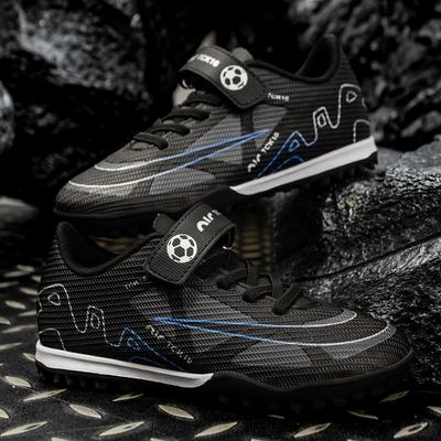 New Velcro Football Shoes Boys Youth Students Broken Nails Lawn Training Sports Football Shoes