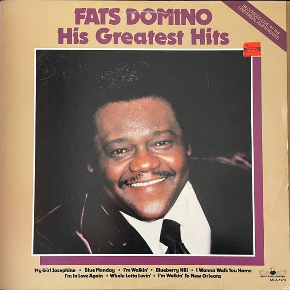

LP Record FATS DOMINO - His Greatest Hits MCA6170 MCA 1986 US Rock Used