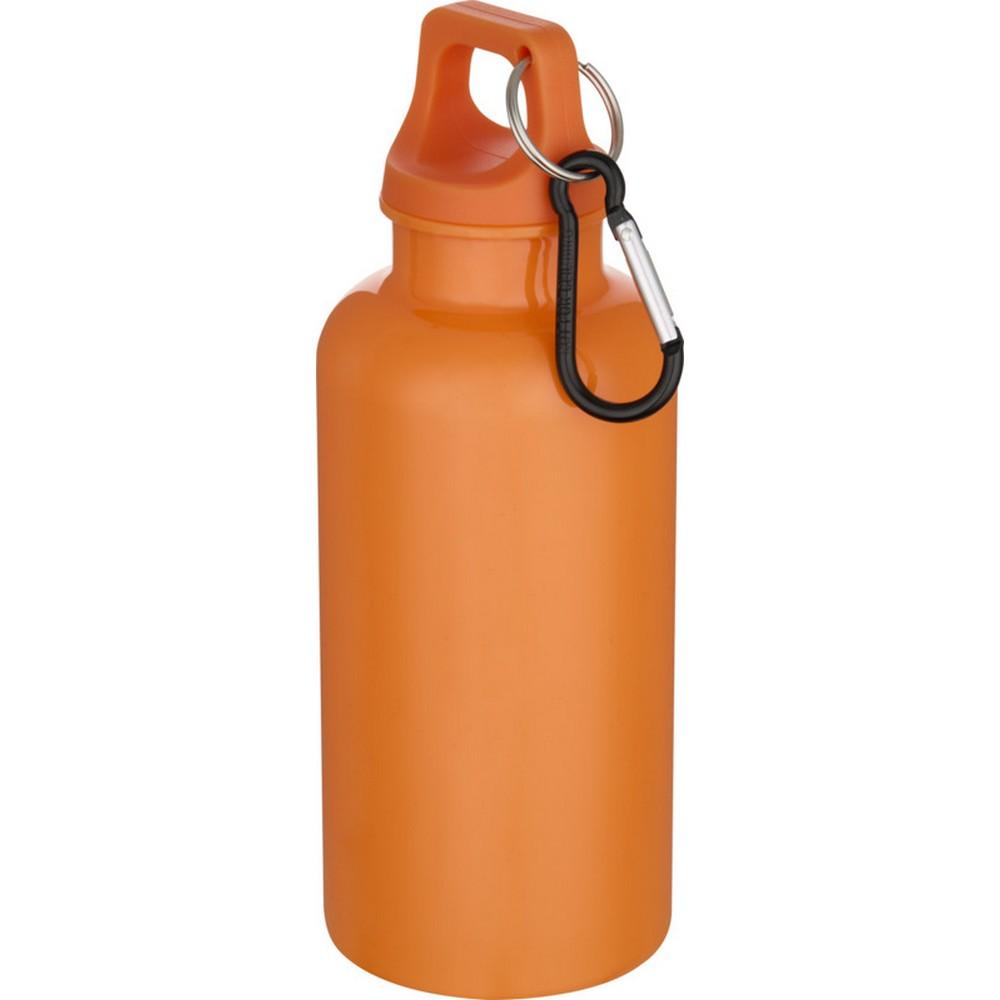 Floso Oregon Solid Recycled Plastic Carabiner Clip 400ml Water Bottle