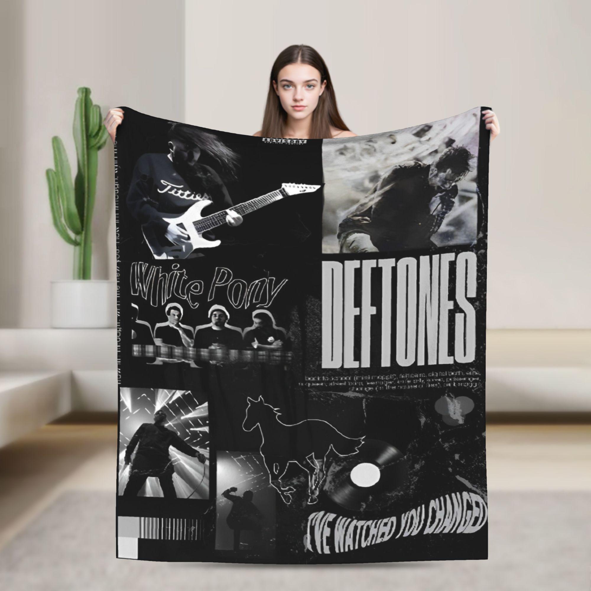 

Deftones Рок-группа Одеяло Уютное Мягкое Плед для дивана 50x60 дюймов Разных размеров Покрывала 30x40in