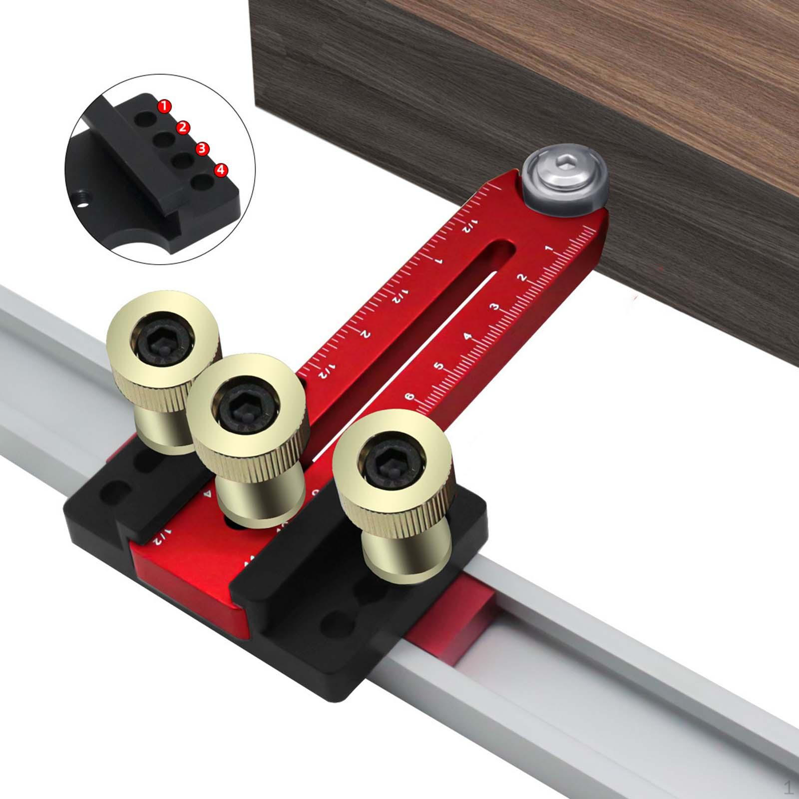 

Table Saw Jig Guide, T Screw Fixture Slot Machine, Precision Adjustable Thin Guide