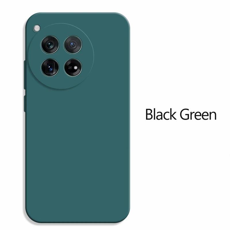 Für Für OnePlus 12 Hülle Stoßfest Quadratisch Flüssigsilikon Weiche Hülle Für OnePlus 12 One Plus 12 OnePlus12 5G Handyhülle Coque Fundas