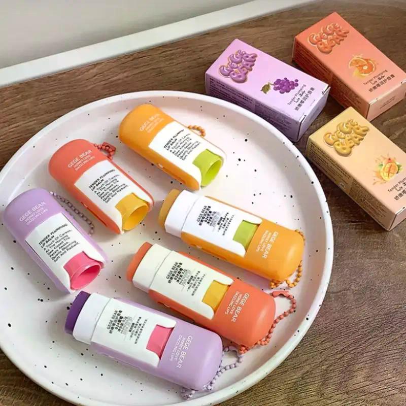 Pendant Gege Bear 82g Large Capacity Lip Balm Keychain Hydrating  Moisturizing Care Perfect As Lipstick Base Accessory