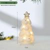 Glowing Ceramic Snow House Christmas Window Display Ornament