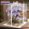 Compatible Purple Cherry Blossom Tree House for Lego with Castle Bouquet, Assembly Toys for Kids, Gift & Exquisite Ornament