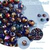 1set 8 Strands 4 Colors Electroplate Glass Beads Strands Rondelle Faceted Mixed Color 6x5mm Hole: 1.2mm about 86~96pcs/strand