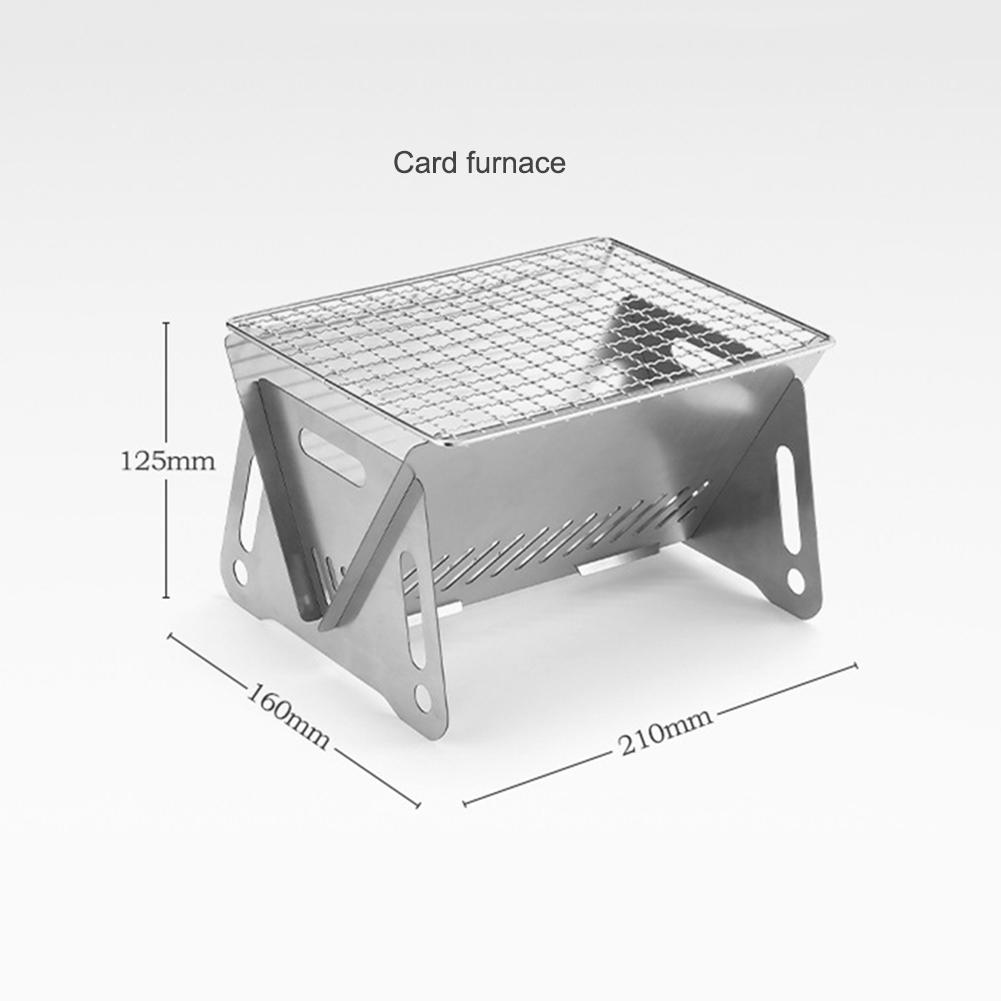 Folding Cassette Stove with Storage Bag Cassette Burners Stove Stainless Steel Mini Cooking Stove for Outdoor Cooking Pincnic