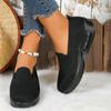 Large Size 35-44 Sets of Feet, One Pedal, Thick Sole Heightening Air Cushion Rocking Shoes, Flying Woven Mesh, Breathable Casual Women