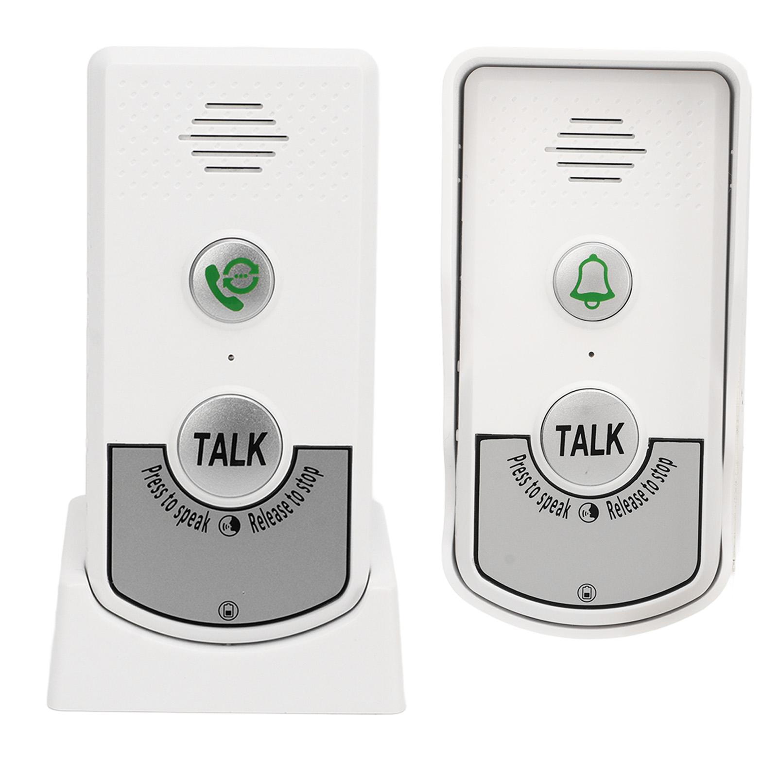 

Wireless Intercom Doorbells 1000m Distance Excellent Chip White Voice Intercom Doorbells for Homes Hotels Villas