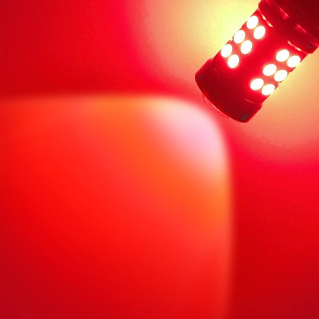 RUICC S25 LED Double Red Red Explosive Light (1157 BAY15D P21/5W LED Light, 180°