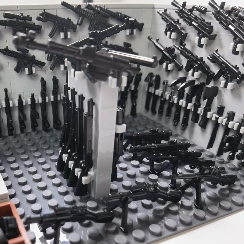 MOC Weapons House Building Blocks Toys for Boys Compatible Classic Military Guns Soldiers Bricks Birthday Xmas Gift 6 Years Old