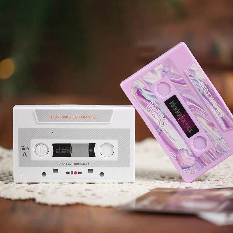 Recording Voice Card Tape Greeting Card Recordable 300 Seconds Diy Recording Musiccard Valentine'S Day Anniversary Birthday Gift