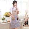 Domů Kuchyně Vyšívání Bavlna Konopná Zástěra Móda Servis proti mastnotě Zástěra Zboží pro domácnost