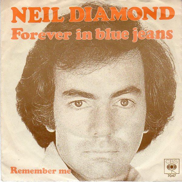

7inch Record NEIL DIAMOND Forever In Blue Jeans CBS7047 CBS 1979 Europe Rock Used
