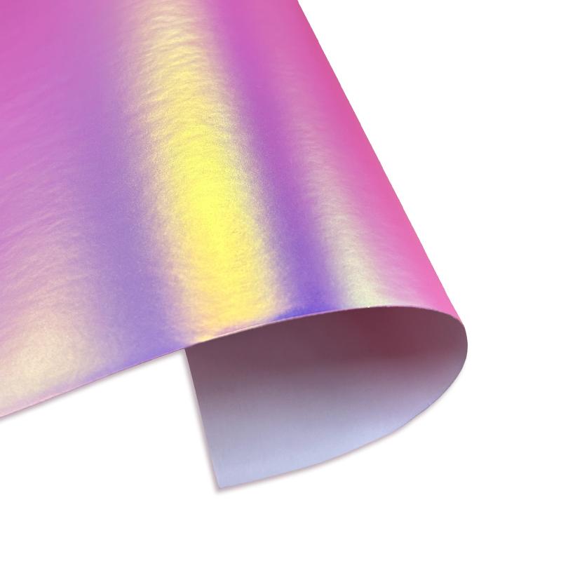 12-Inch X 164-Foot Matte Rainbow PVC Self-Adhesive Vinyl Roll Holographic Permanent Decorative Stickers Cutters for Decor