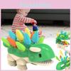 Colorful Educational Dinosaur Puzzle Toy For Infants With Fine Motor Skills Development