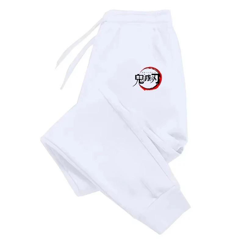 Mens Winter Japanese Anime 2D Print Sweatpants - Warm Comfort