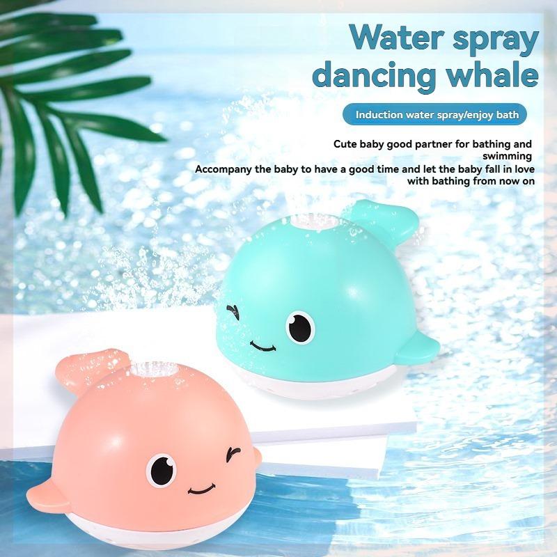 Whale Water Spray Toy, Cute Bath Buddy, Automatic Sprinkler Dolphin Toy, Toddler Bathtub Fun