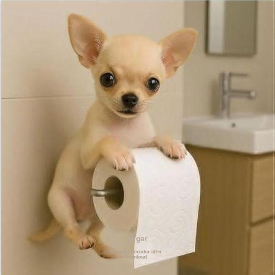 New Dog Series Paper Towel Holder Resin Figurine Toilet Wall Mounted Roll Paper Cute Dog Statue Home Decor