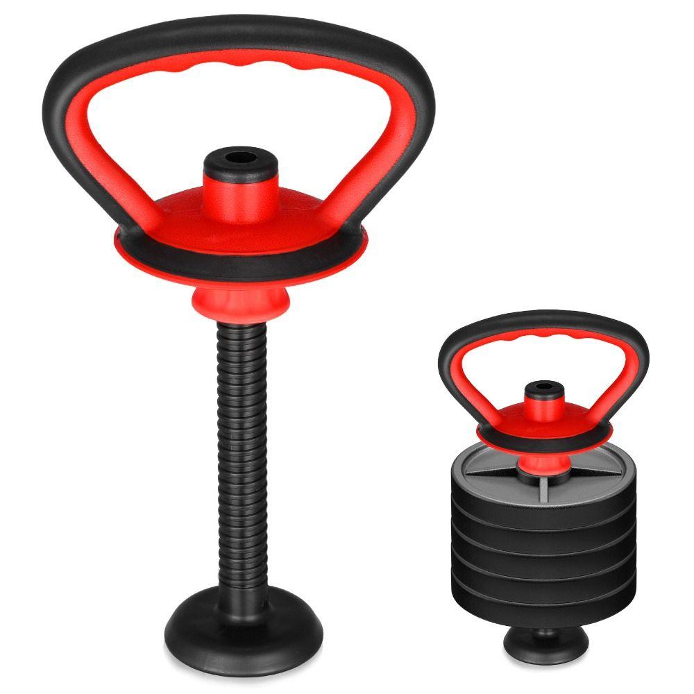 Portable Kettlebell Handle Threaded Push Up Handle Sturdy Base Kettle Bell Grip Weightlifting