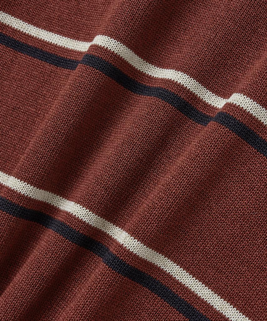INTEMPOMOOD Air Stripe Collar Knit: 2 Colors