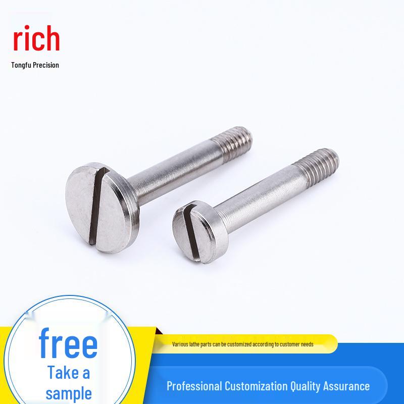 Custom Lathe-Made Parts: Stainless Steel Spring Pins, Screws, Nuts, and Bolt Processing