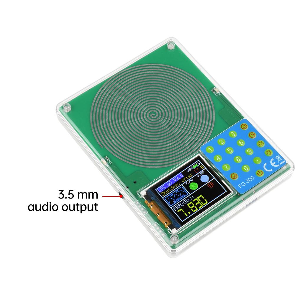 FG-300 DDS Signal Generator 0.001Hz-200KHz 1.8 inch color screen signal generator Sine wave, square wave, sawtooth wave, etc.
