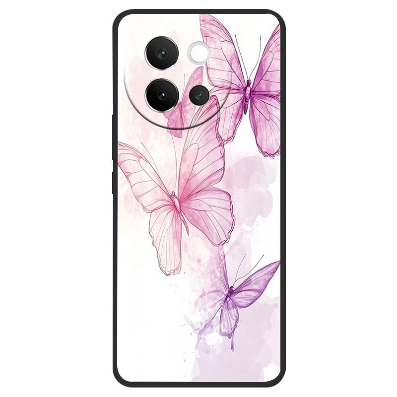 For Vivo V40 Lite 5G Case Marble Soft Matte Silicone Back Cover For Vivo V40 Lite V40Lite Full Coverage Phone Shell 6.78" Coque