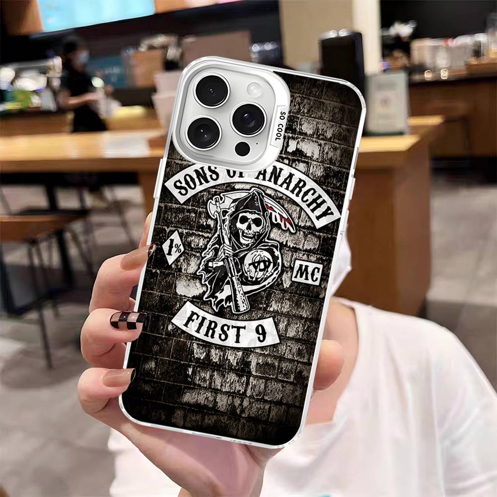 

TV Sons Of A-Anarchy Phone Case For IPhone 16 15 14 13 12 11 Pro Max X XR XSMAX 8 7 Plus Matte Shockproof Back Cover iPhone 15