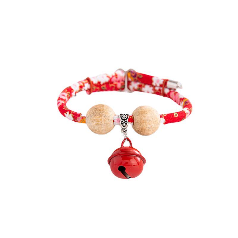 Cat & Dog Flea Prevention Collar with Bell - Decorative Pet Neck Scarf