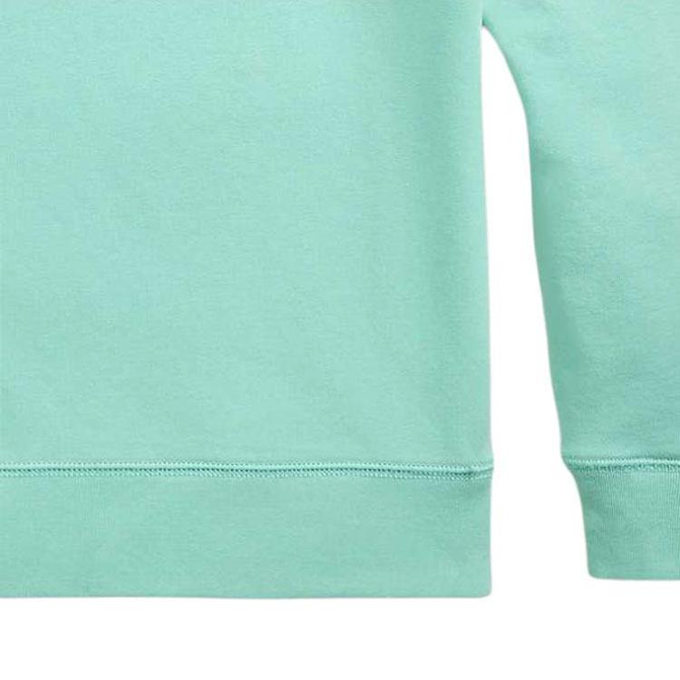 Polo Ralph Lauren Sweatshirt Ss25 Logo Round Neck Long Sleeve Kids Sweatshirt Bay-Green CWPOKNIY8021377-300