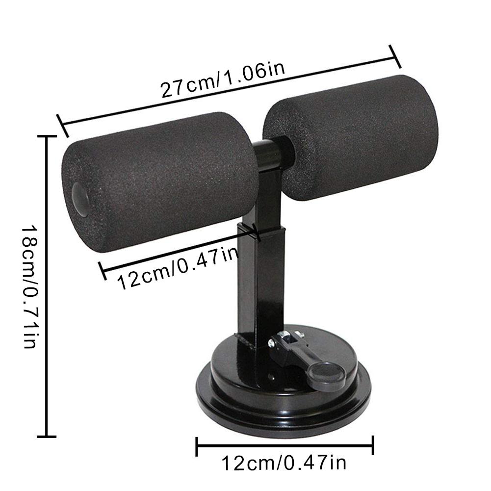 Gym Equipment Exercised Abdomen Arms Stomach Thighs LegsThin Fitness Suction Cup Type Sit Up Bar Self-Suction Abs Machine