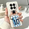Custodia per Telefono Design Calcio M-Messi Per Xiaomi POCO X8 X7 X6 M8 M7 M6 F8 F7 F6 Pro Max Copertura Liquida in Silicone Ultra Morbido