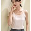 Rundhals Mode Nachahmung Seide Camisole Damen Base Sling Plus Größe