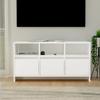 TV Cabinet, White, 102X37.5X52.5 Cm, Wood-Based Material