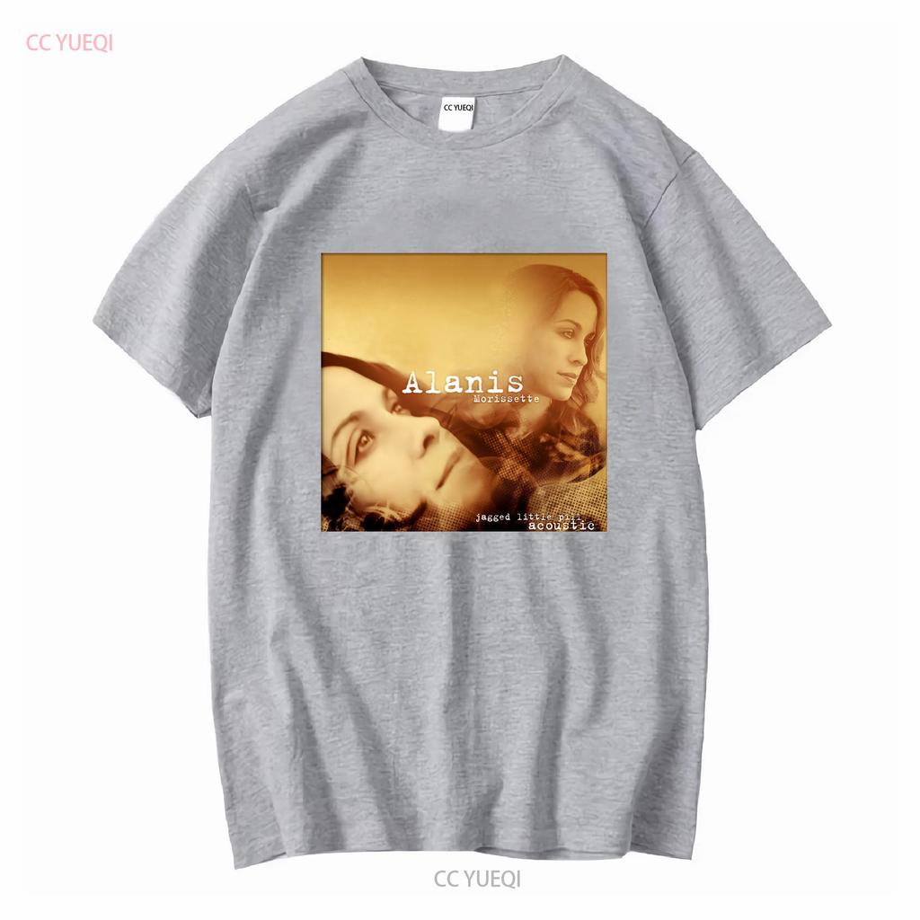 Alanis Morissette T Shirt Father day gift new best Dad vintage Washed Casual Stretched Slightly homme Breathable Stylish