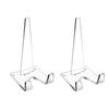 Sturdy Clear Acrylic Display Stand Practical Small Clear Holder Decorative Easel for Art and Dining Presentations
