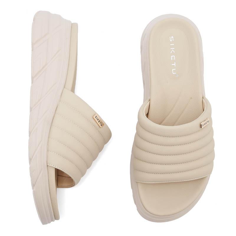 New Spring And Summer Thick-Soled Heeled Sandals Lightweight Non-Slip Comfortable And Casual Women's Shoes Anti-Slip Fashion