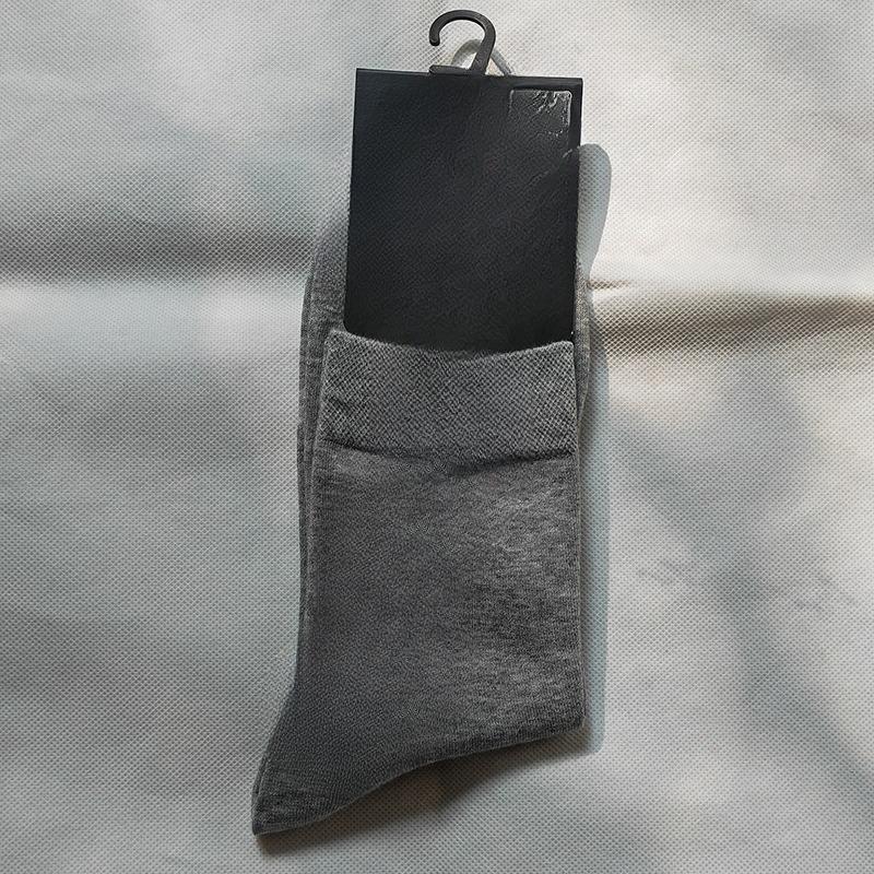 3 Pairs of Plus Size Men's Spring and Autumn Business All Match Cotton Medium Tube Cotton Socks
