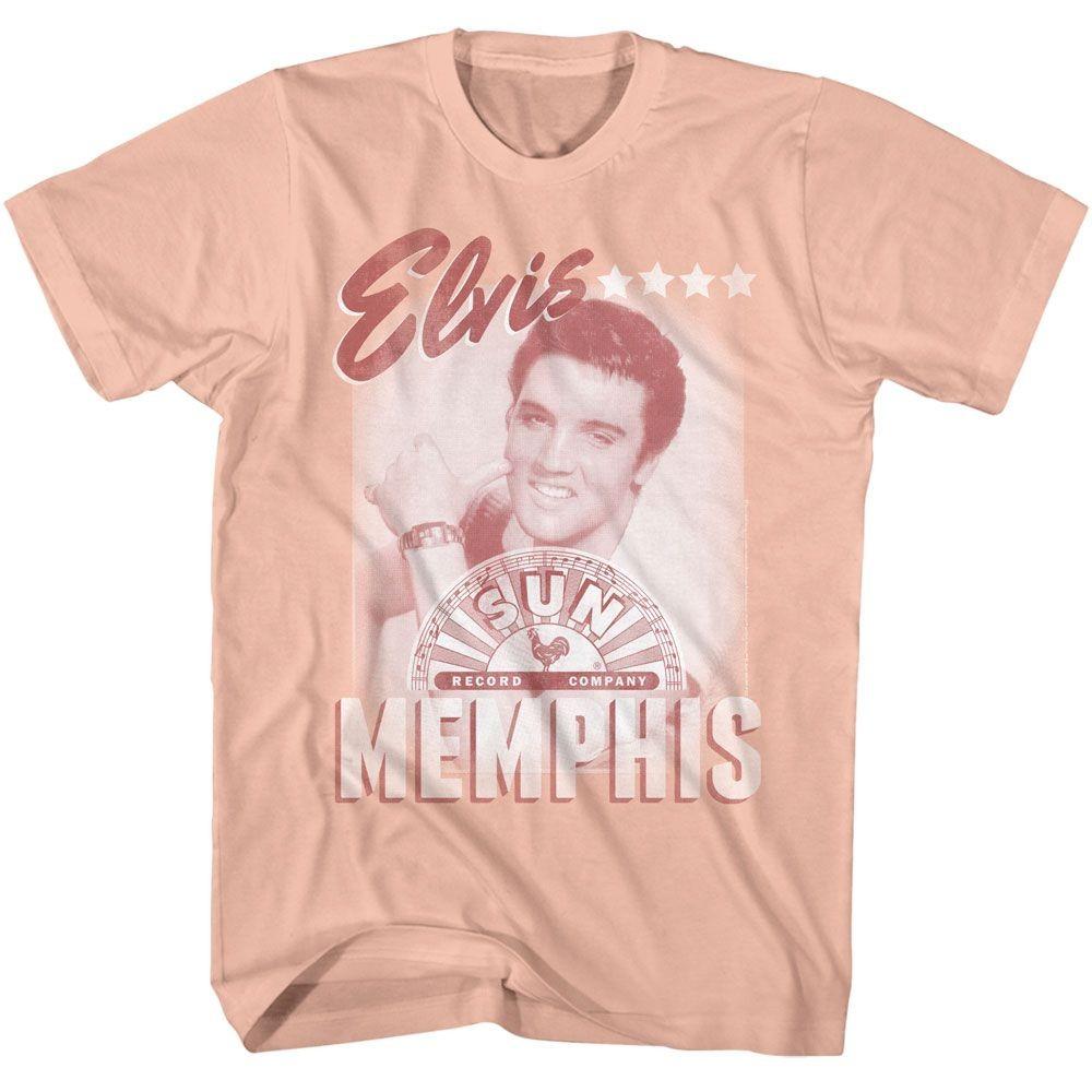 Elvis Sun Records Memphis Peach Music Shirt Unisex T-Shirt S