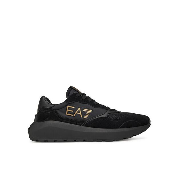 Мужские кроссовки EA7 Emporio Armani X8x186 xk401 u106 чёрные