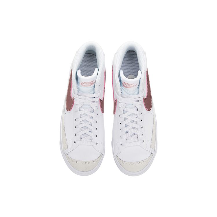 Nike Blazer Mid 77 GS White Pink Glaze Kids Sneakers DA4086-105