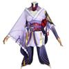 Raiden Shogun Cosplay Kostüm Jacquard Stoff Uniform Perücke Anime Chinesischen Stil Halloween Kostüme Frauen Spiel COS