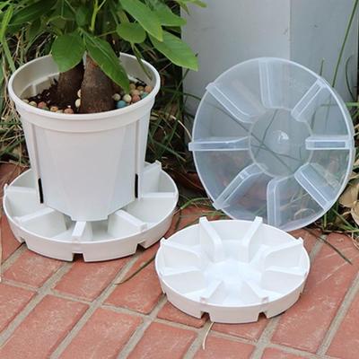 Blumentopfuntersetzer Gute Drainage Feuchtigkeitseffekt Leichtes Design Drainage Pflanzenuntersetzer Hohles Design Pflanzenuntersetzer