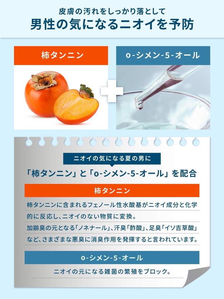 NULL Body Soap Mild Cool Cool 400mL Reduces Odor and Stickiness Men's Men's