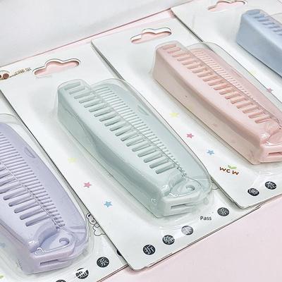 2024 Pettine da Viaggio Pieghevole Cartone Animato: Plastica portatile 2-in-1 per bambini