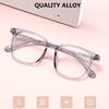 Square Blue Light Blocking Computer Glasses Men Woman Reading Prescription Transparent Glasses Male Far Sight Glasses +1.5 +1.75