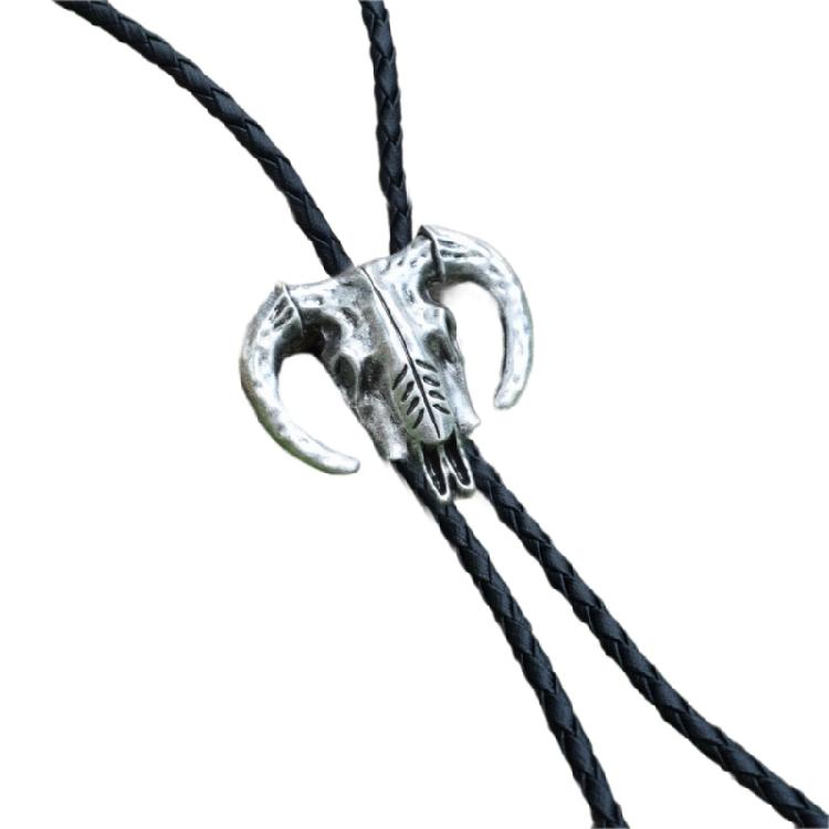 Animal Shape Pendant Bolo Tie for Man Women Bridegroom Wedding Necklace Evening Party Cowboy Necktie for Shirt Decors