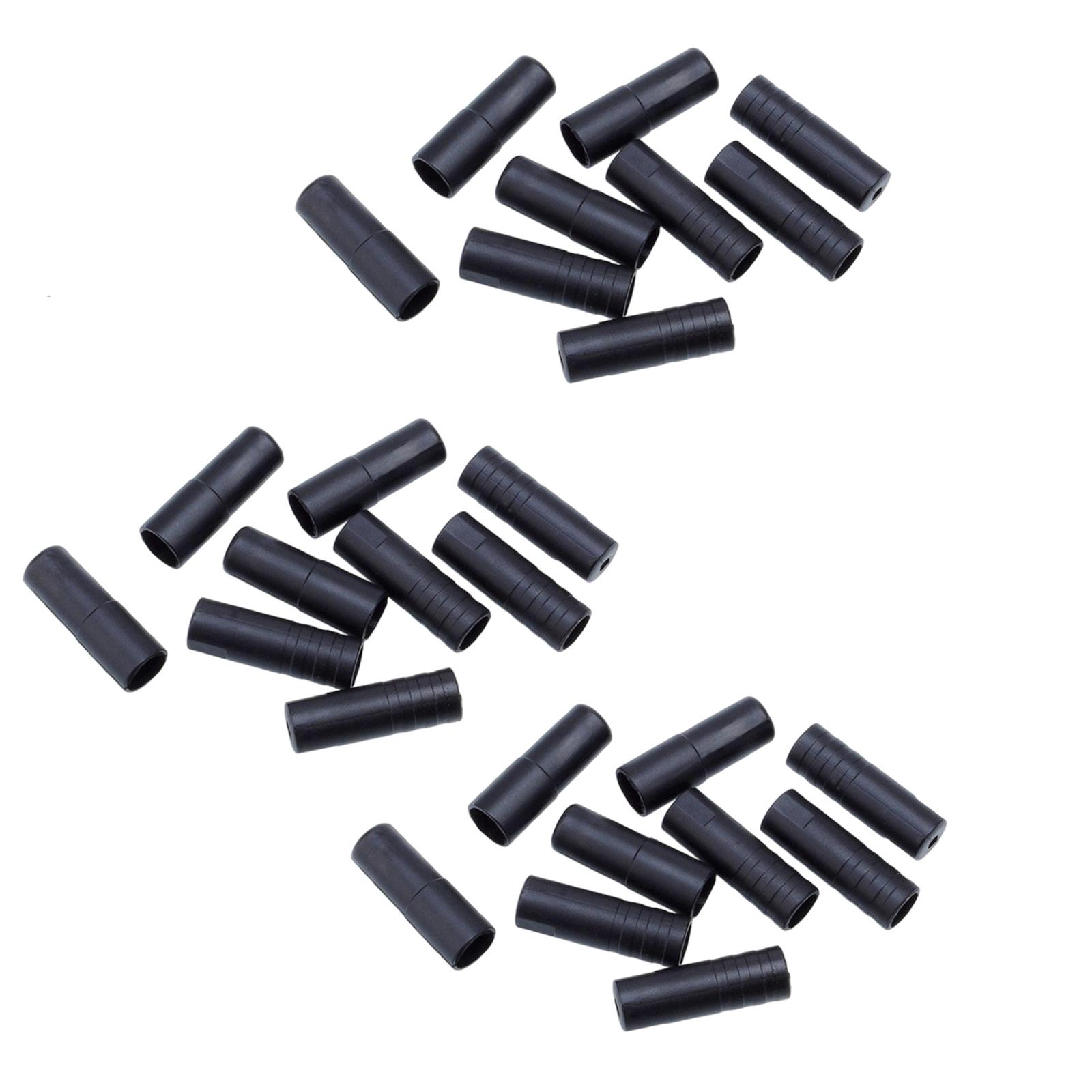 

30pcs Bicycles Cable End Cover Brake Shifts Covers Durability Plastic Protective Cover for Mountain Bike
